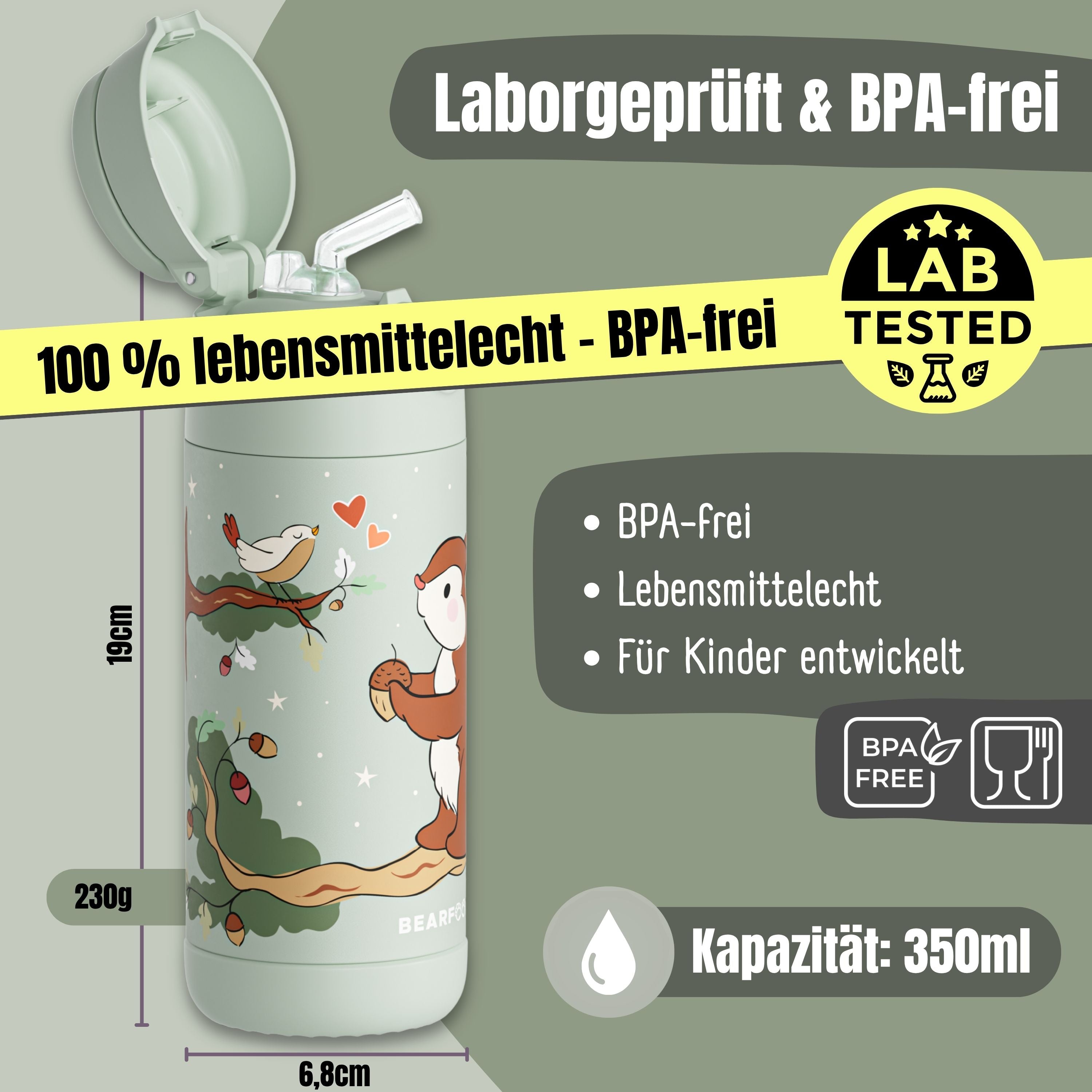 bearfoot-isolierflaschen-eichh-rnchen-thermoflasche-350-ml-gr-n image 5