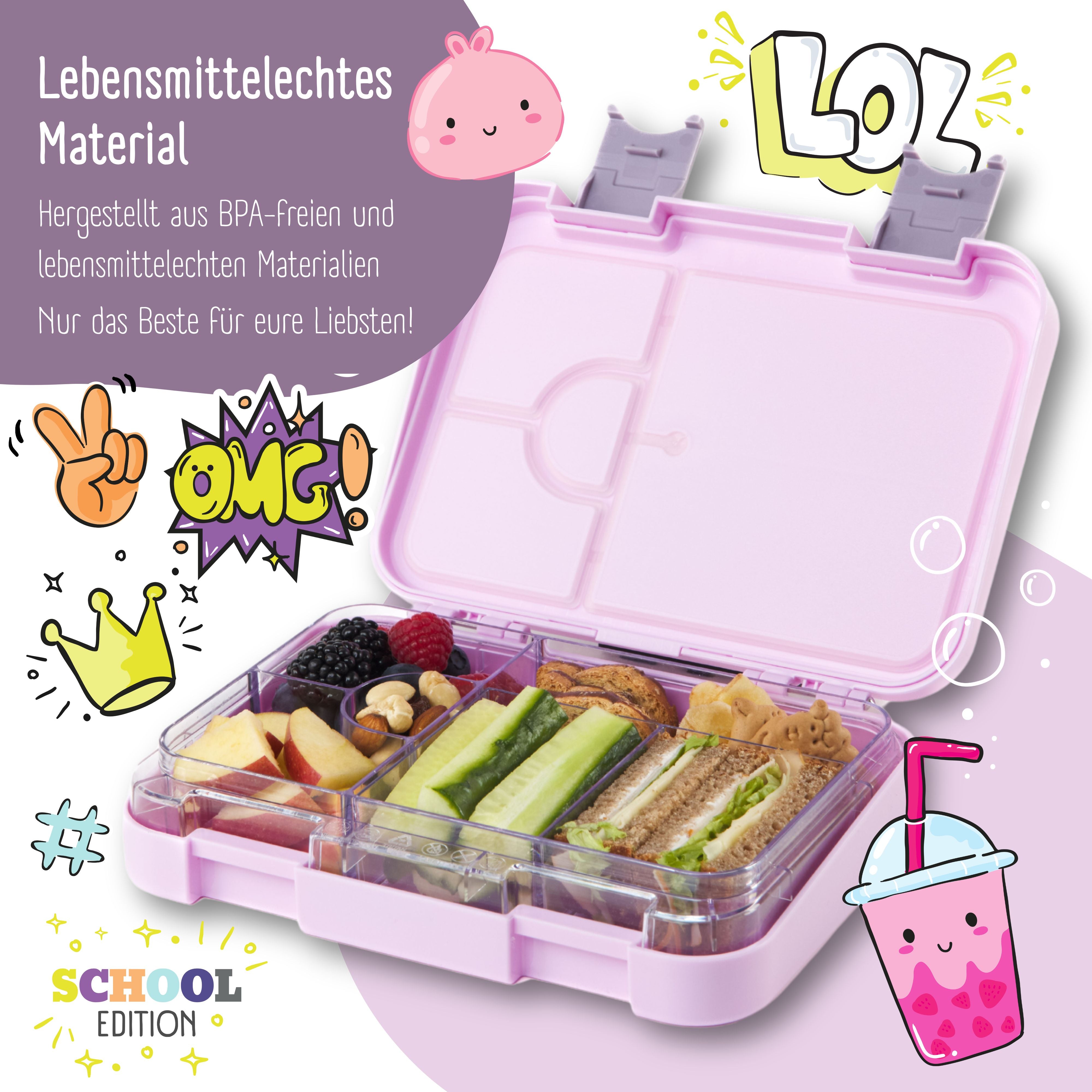 bearfoot-bubbletea-lila-brotdose-mit-f-chern-bento-box image 4