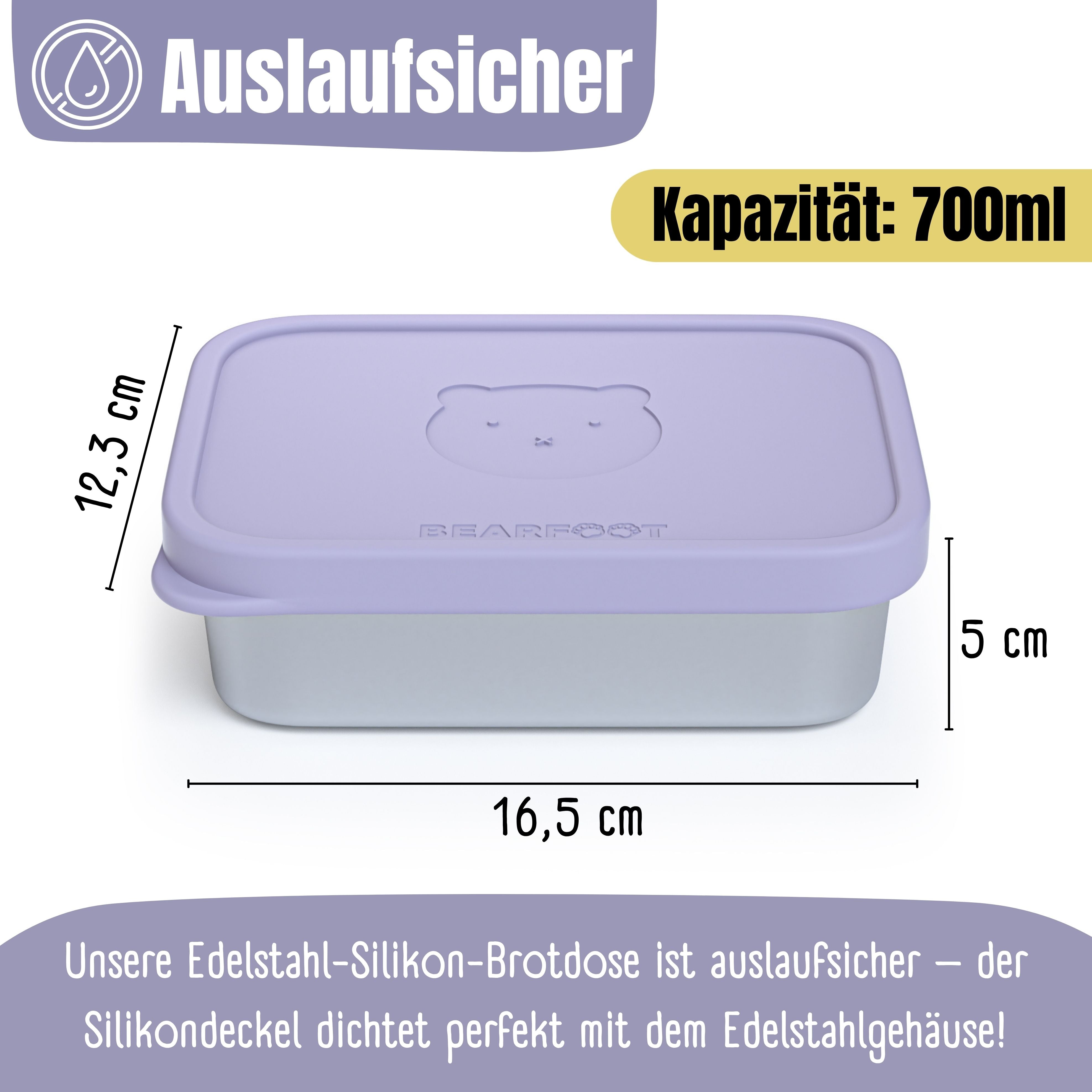 bearfoot-brotdose-edelstahl-lavendel-lunchbox-700-ml-bpa-frei image 7