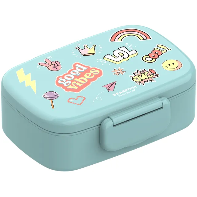 bearfoot-bento-box-brotdose-mint-sticker-mit-besteck-auslaufsicher image 1