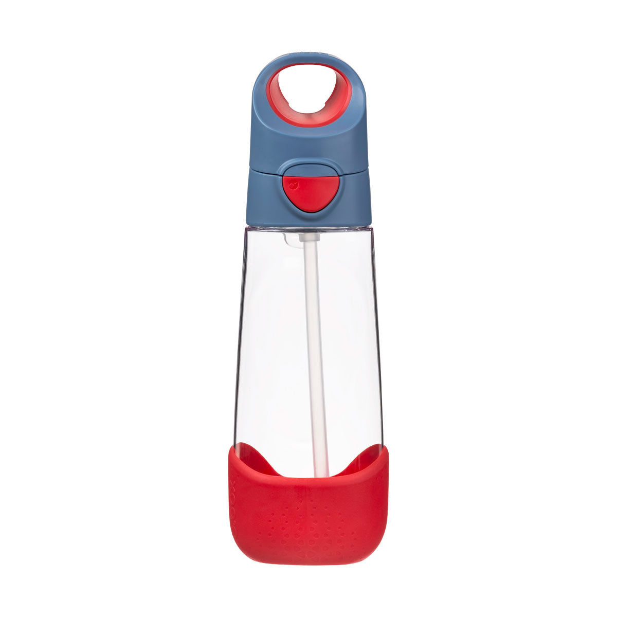 b-box-tritan-trinkflasche-600-ml-blue-blaze-mit-strohhalm image 1