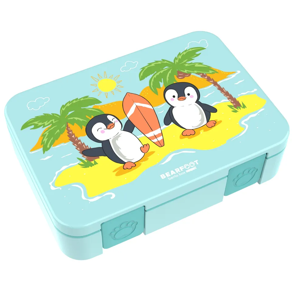 bearfoot-bento-box-compact-brotdose-pinguin-950ml-auslaufsicher image 1