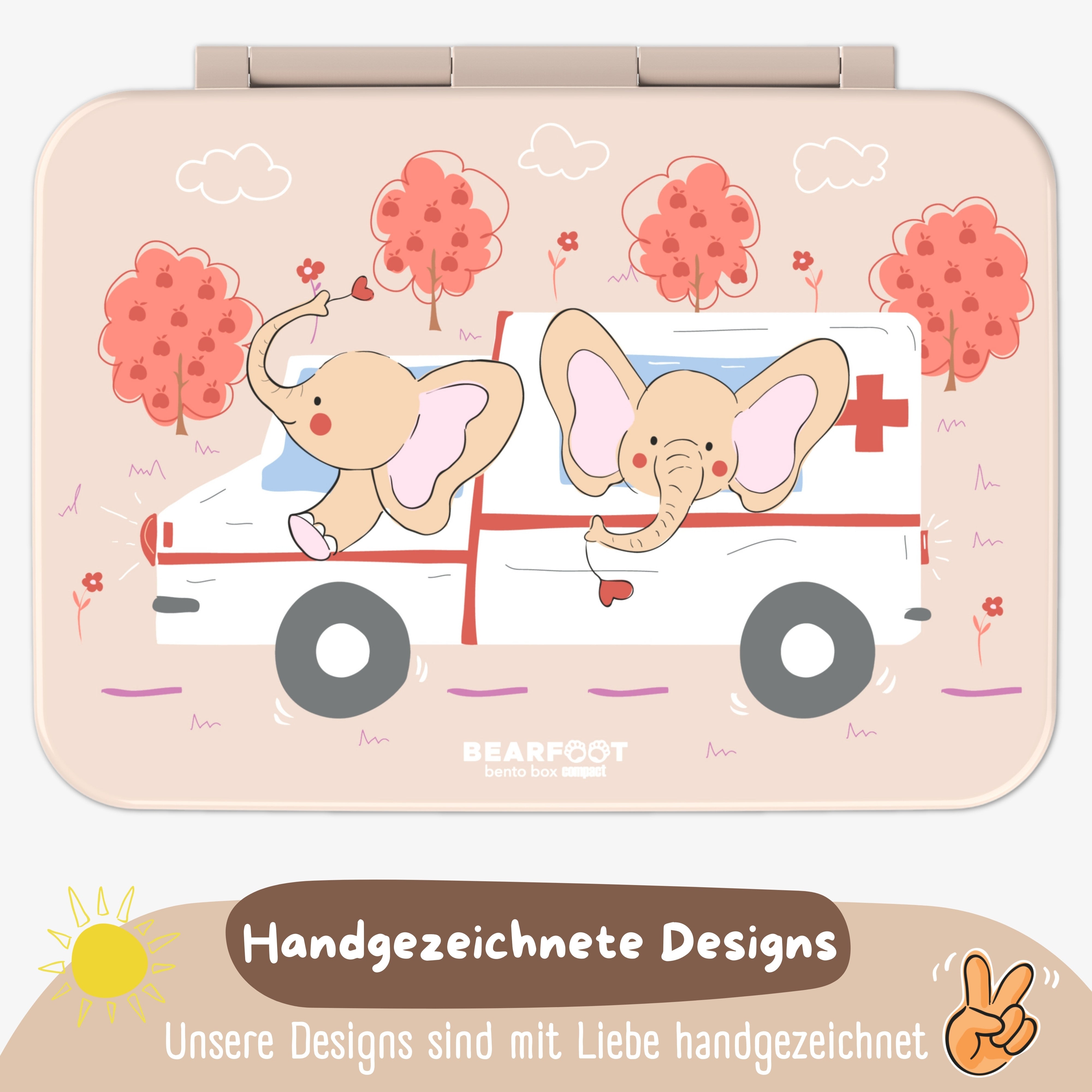 bearfoot-bento-box-compact-brotdose-950ml-krankenwagen-braun image 3