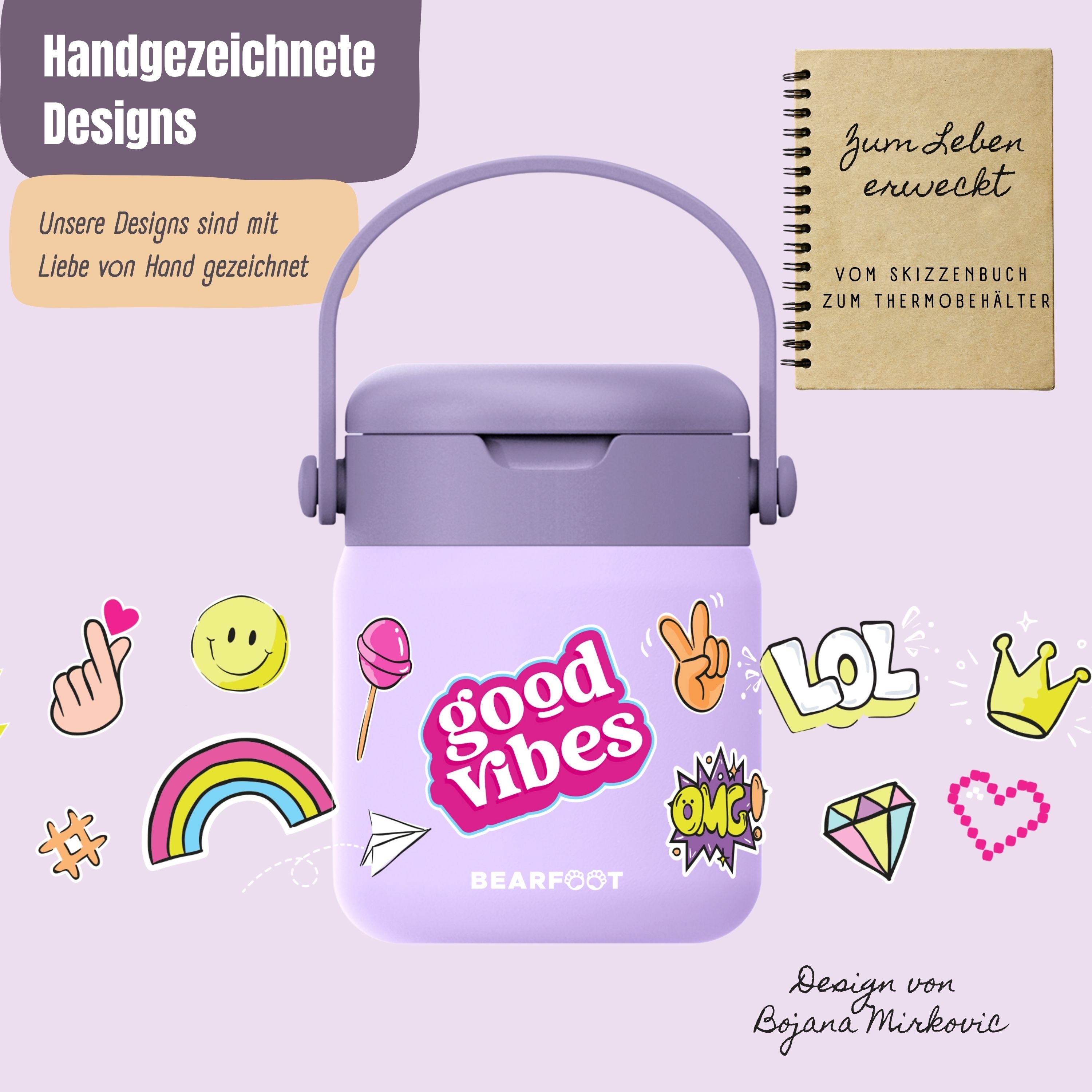 bearfoot-thermobeh-lter-kinder-edelstahl-sticker-lila-500ml image 4