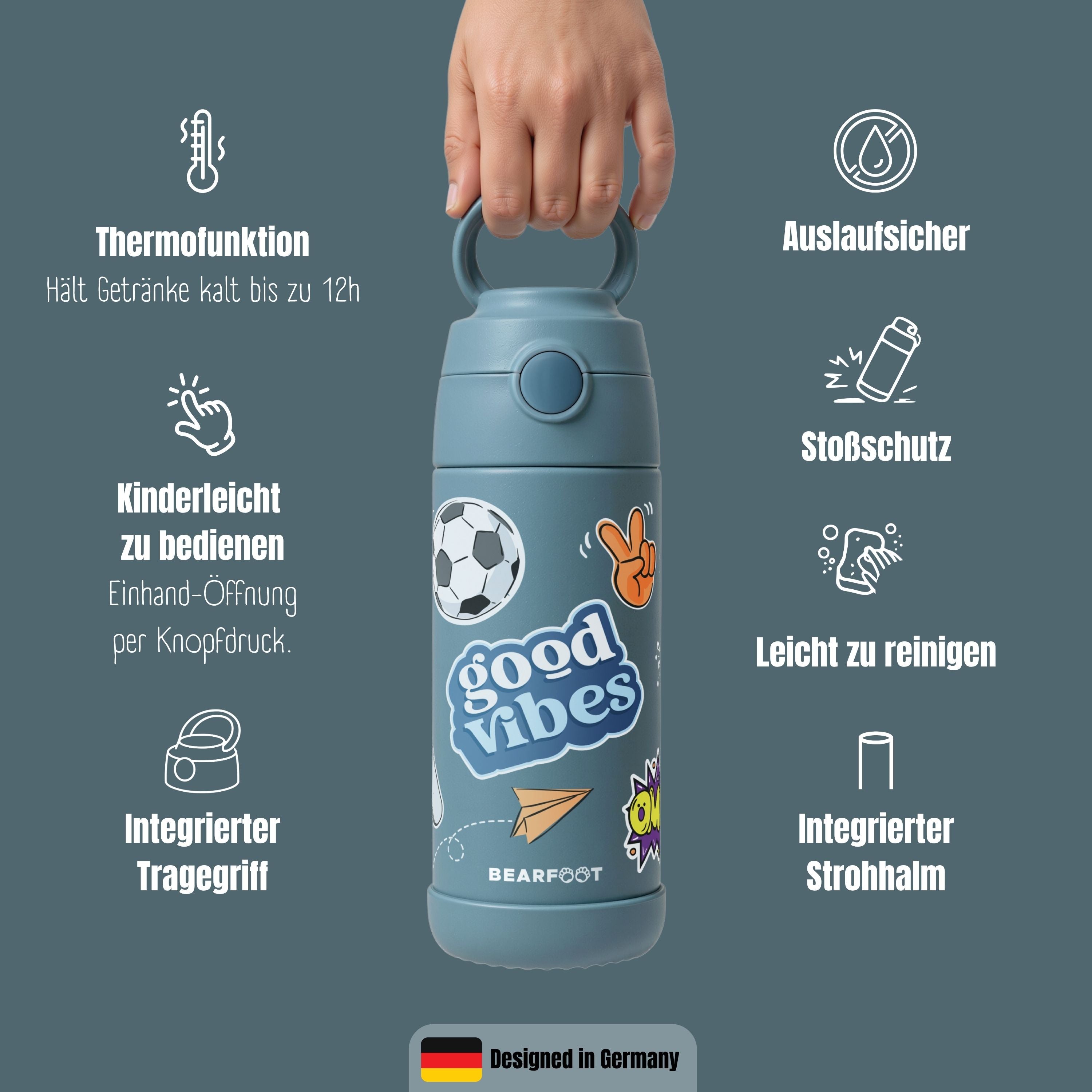 bearfoot-isolierflasche-thermo-trinkflasche-sticker-blau-350ml-edelstahl image 7