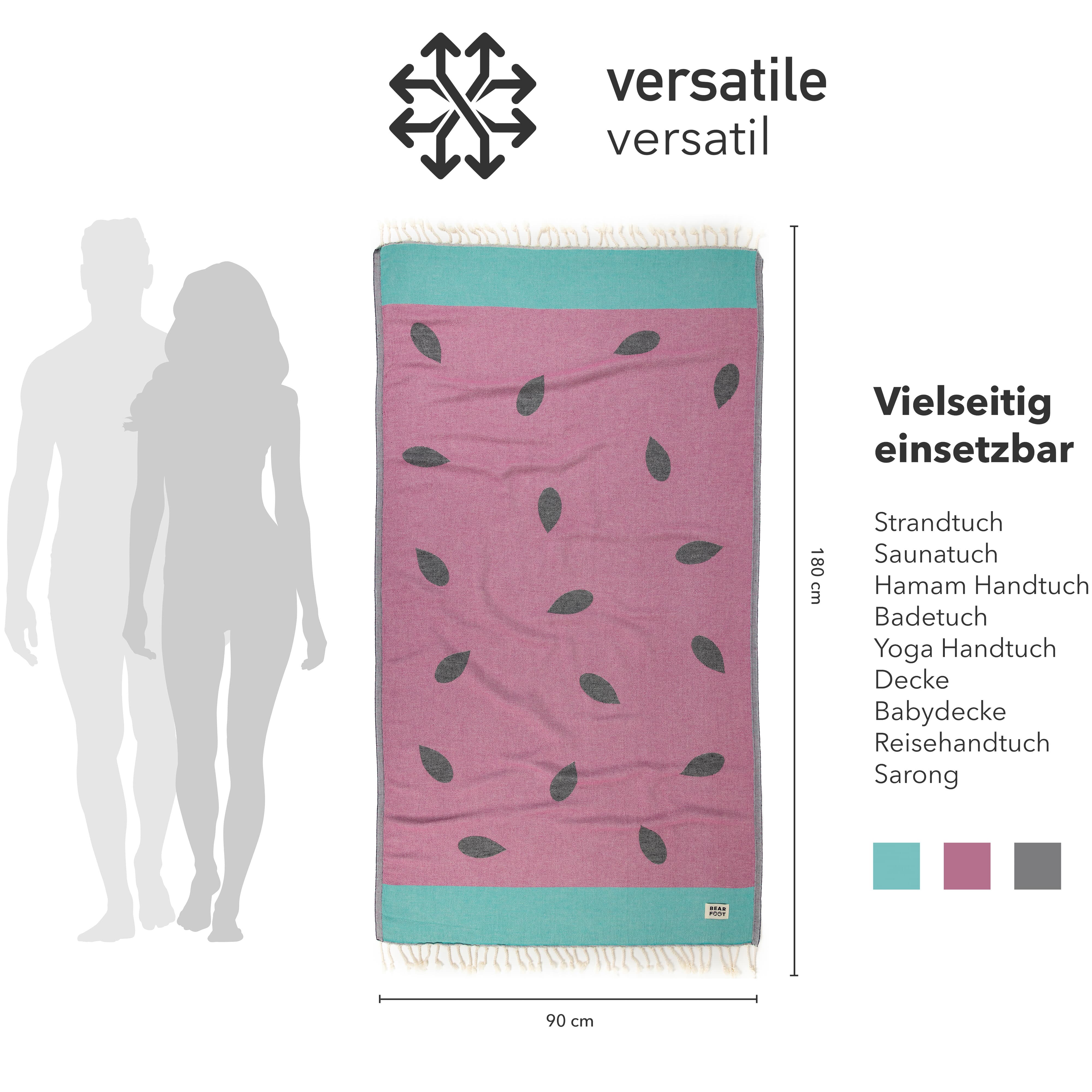 bearfoot-strandt-cher-strandtuch-watermelon-red-baumwolle-schnelltrocknend image 3