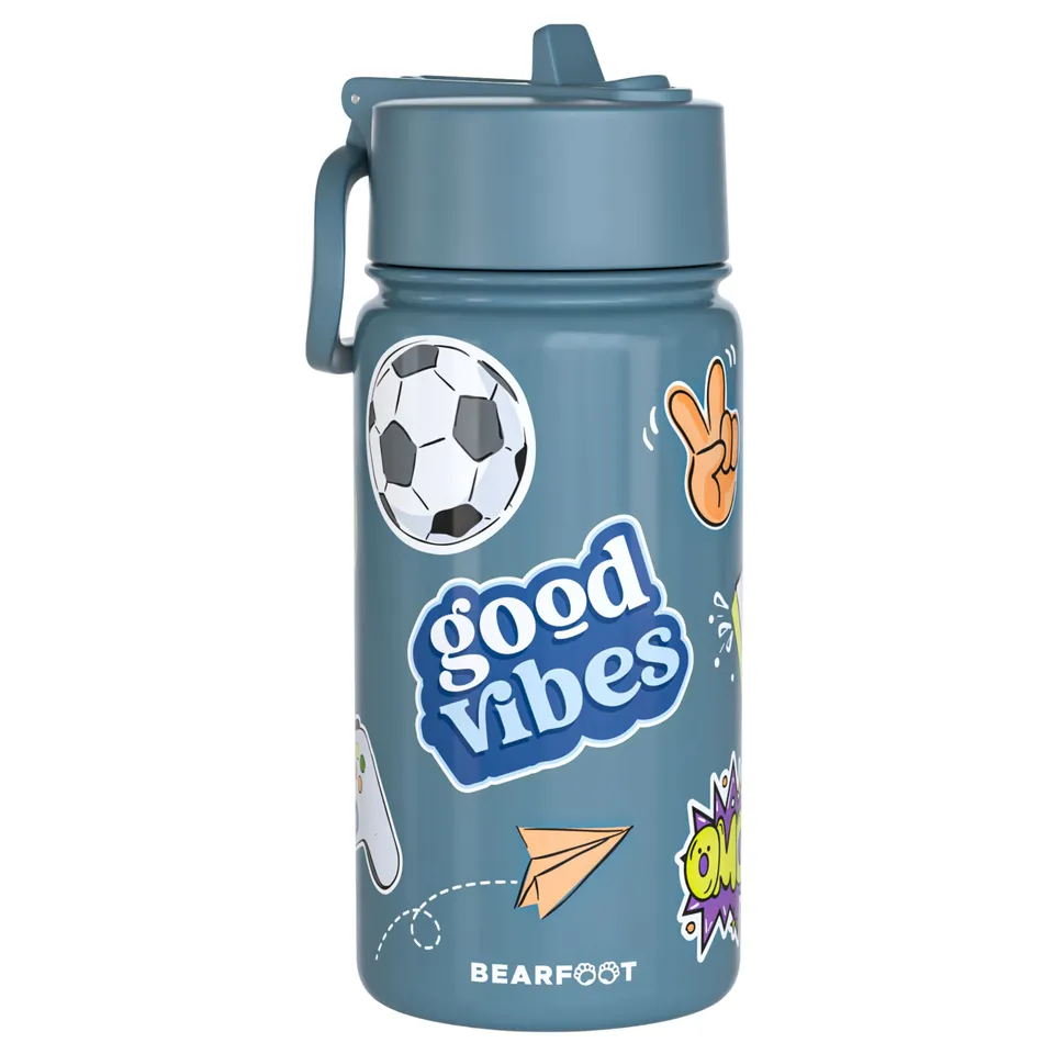 bearfoot-thermo-trinkflasche-edelstahl-400-ml-sticker-blau image 1