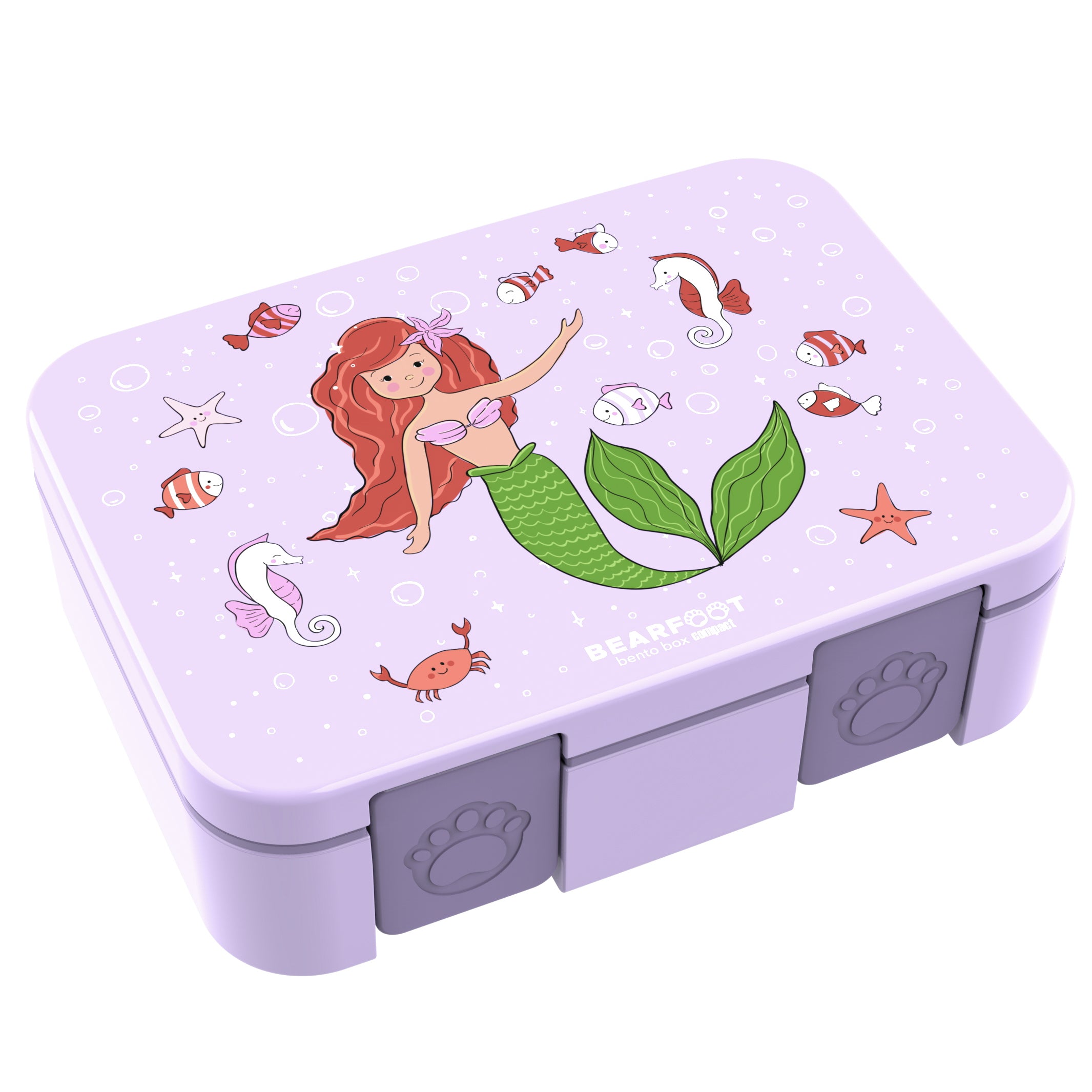 bearfoot-bento-box-compact-meerjungfrau-lila-650ml-brotdose image 2