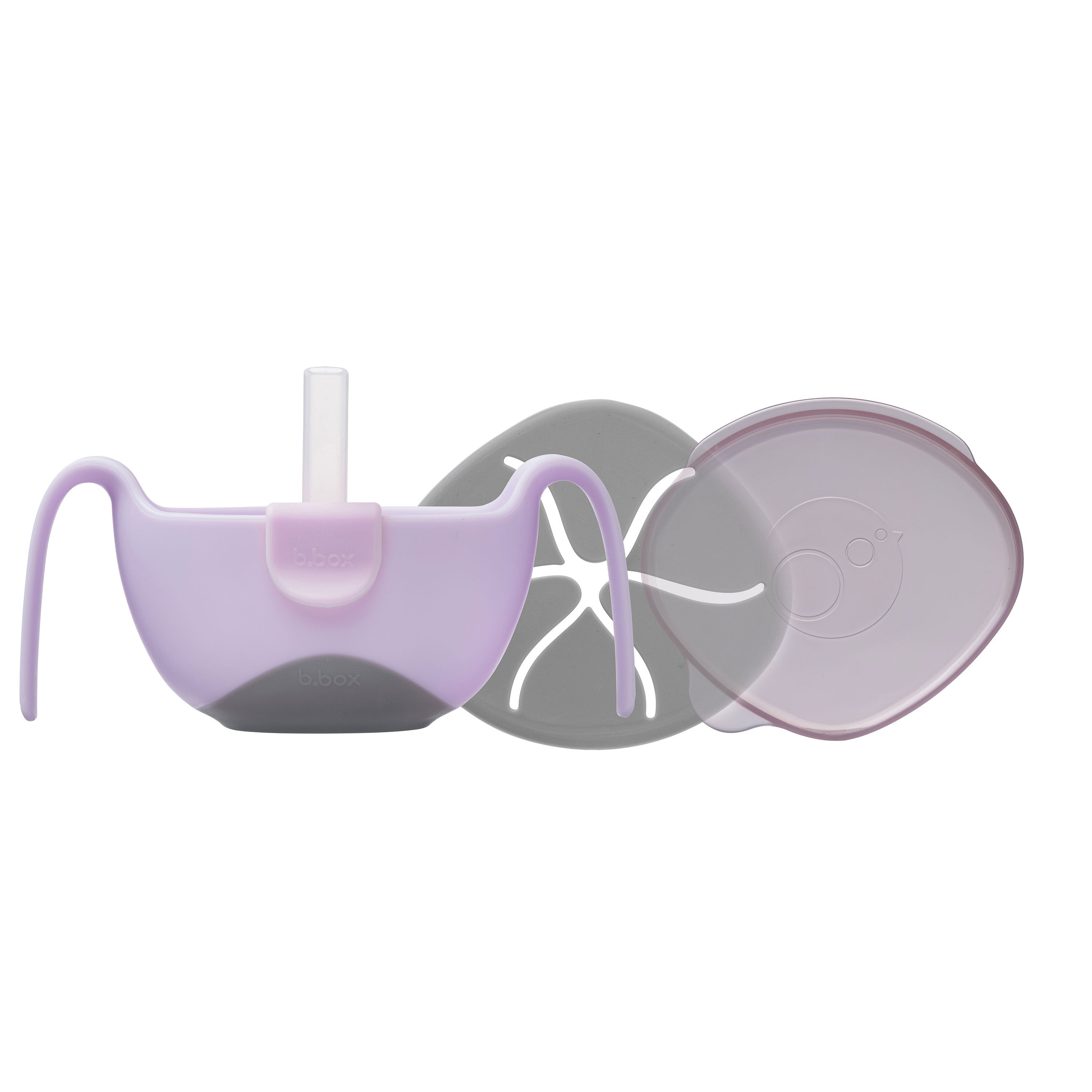 b-box-bowl-straw-sch-ssel-boysenberry-lila-mit-strohhalm image 1