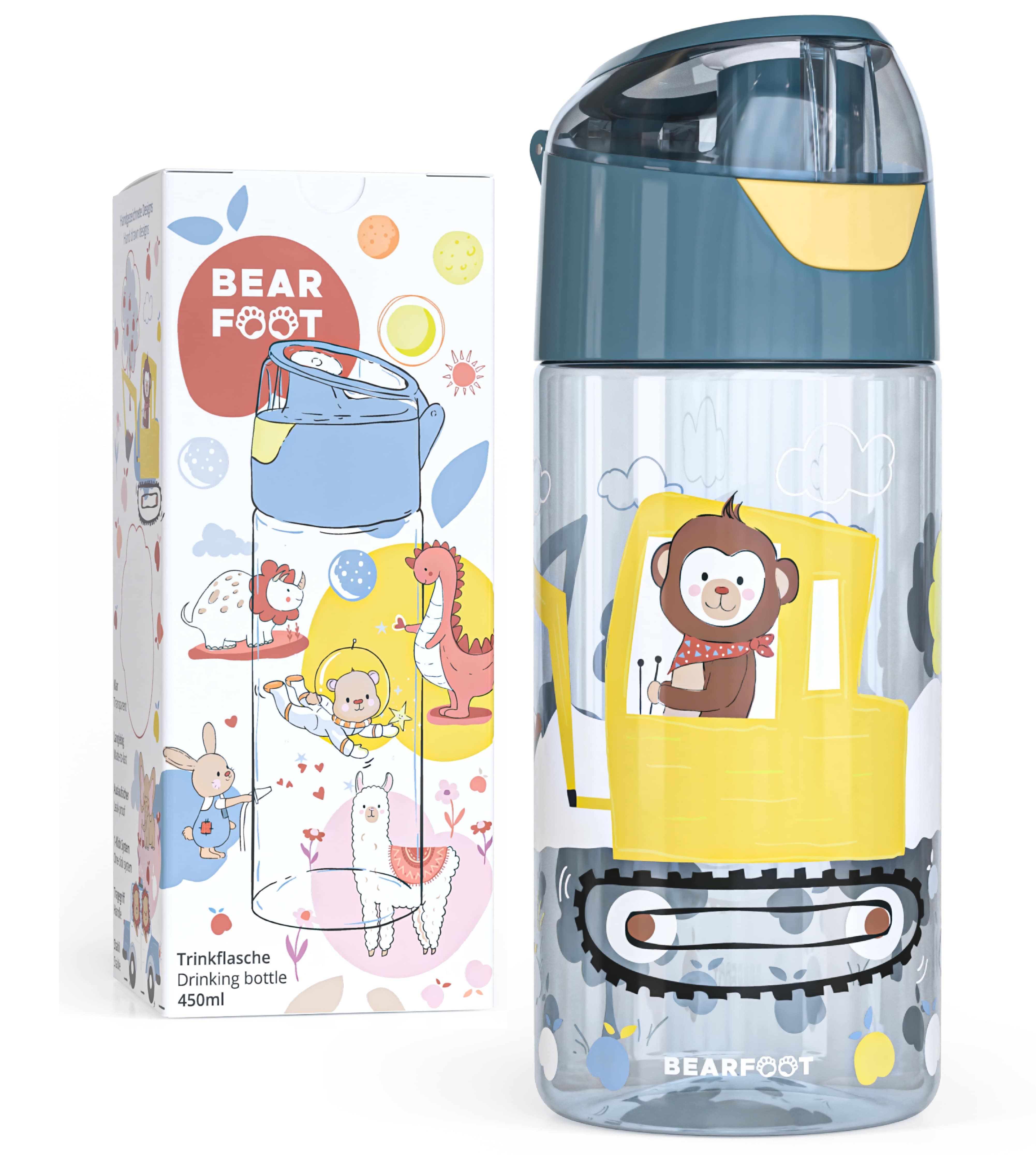 bearfoot-bundle-bagger-bento-box-m-trinkflasche-450-ml-set image 4