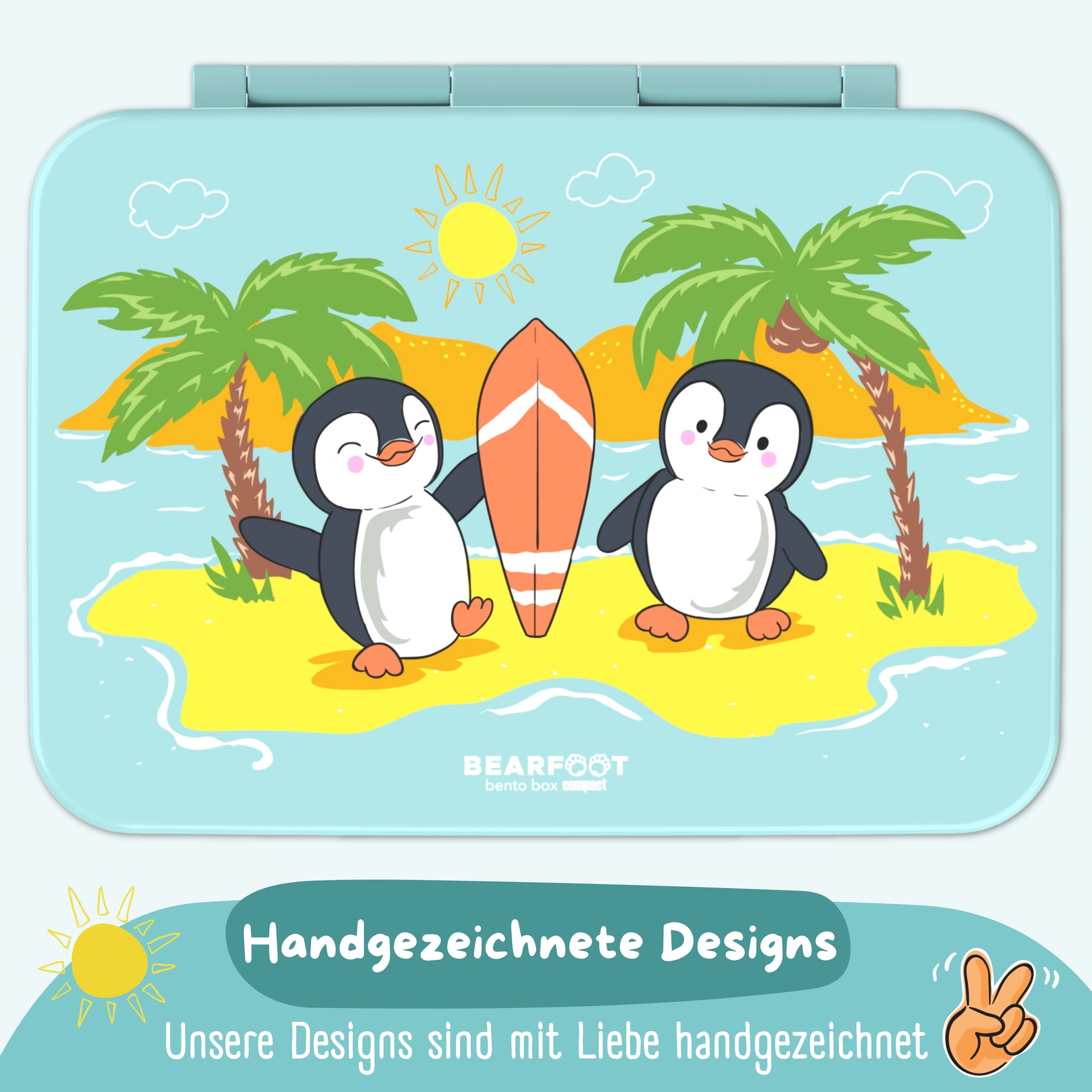 bearfoot-bento-box-compact-brotdose-pinguin-950ml-auslaufsicher image 4