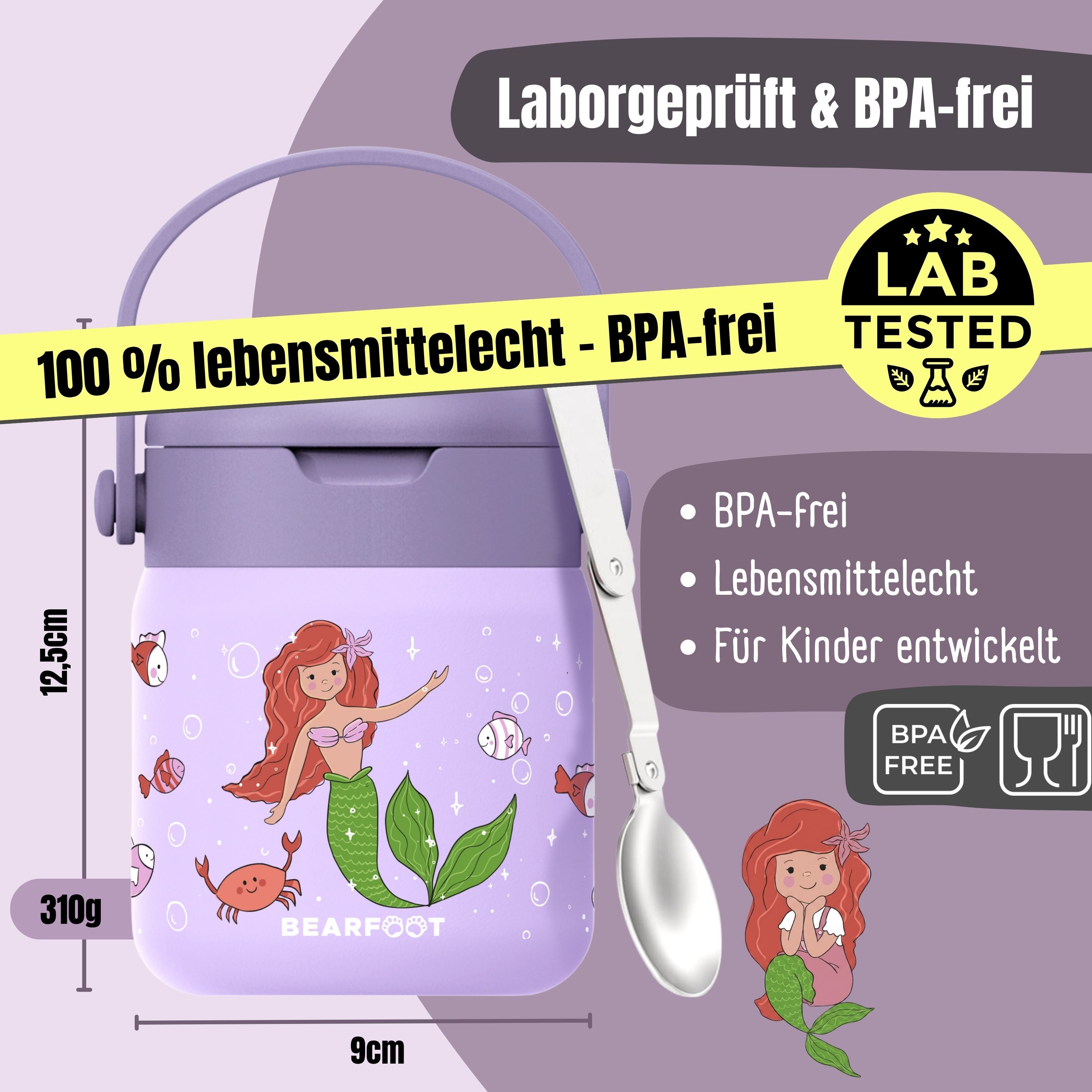 bearfoot-thermobeh-lter-500ml-meerjungfrau-lila-edelstahl-food-jar image 5