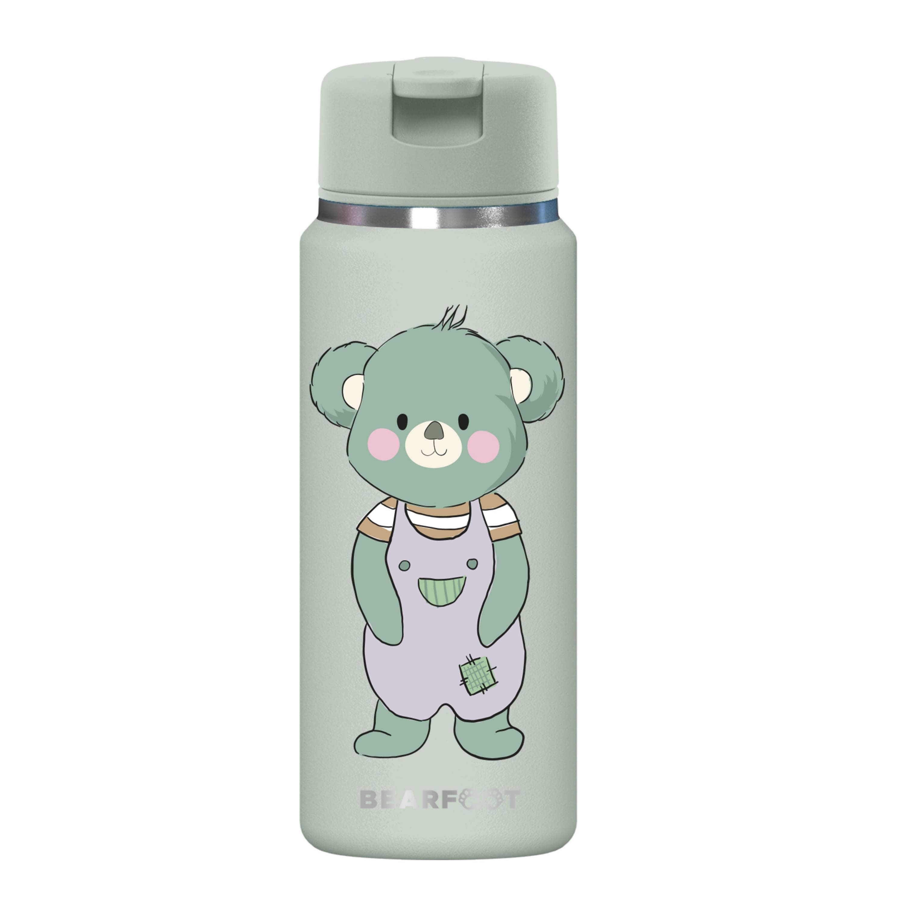 bearfoot-tiny-koala-thermo-trinkflasche-edelstahl-200-ml-mit-strohhalm image 3