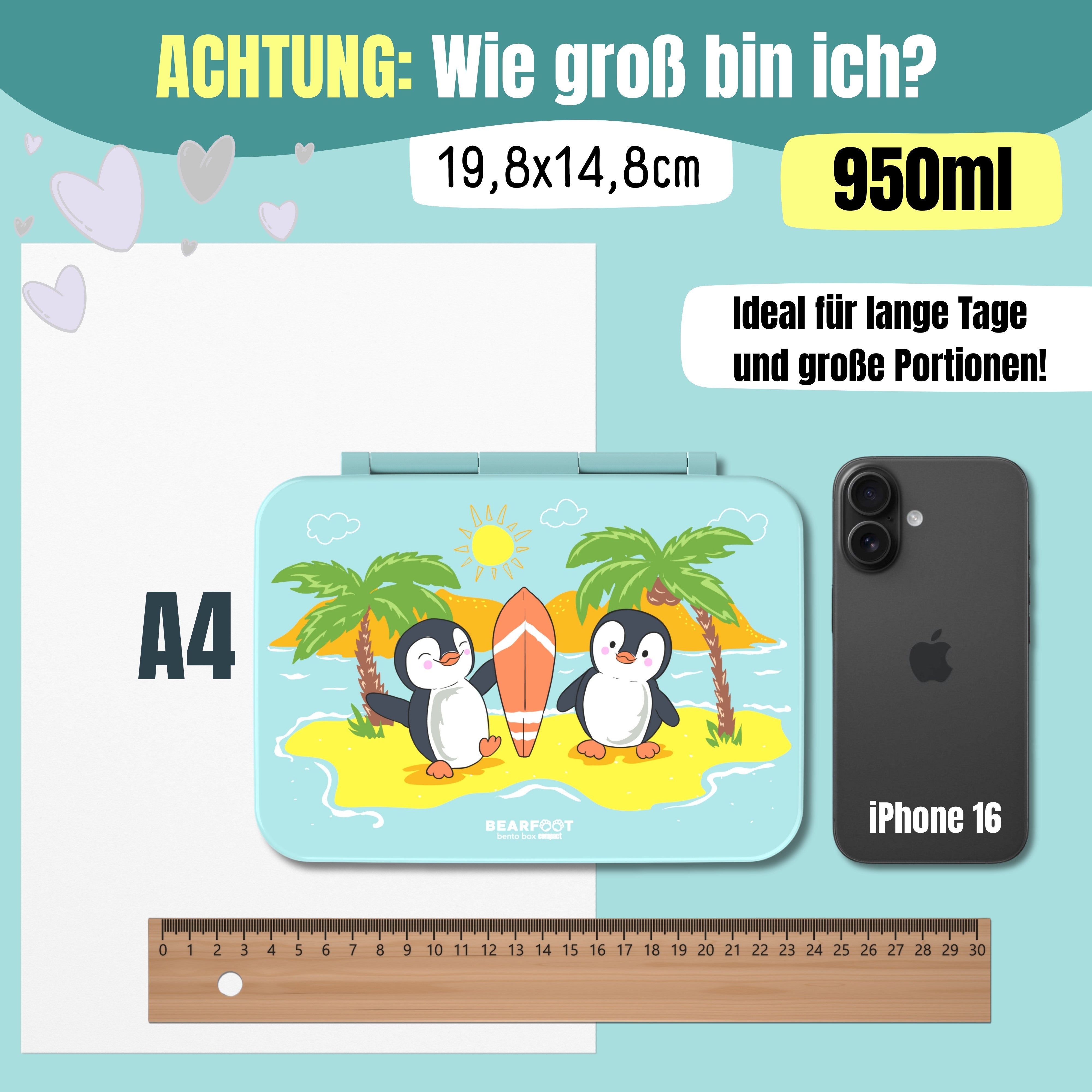bearfoot-bento-box-compact-brotdose-pinguin-950ml-auslaufsicher image 8