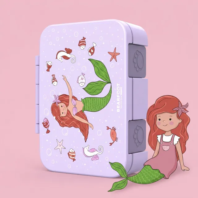 bearfoot-bento-box-compact-meerjungfrau-lila-650ml-brotdose image 1