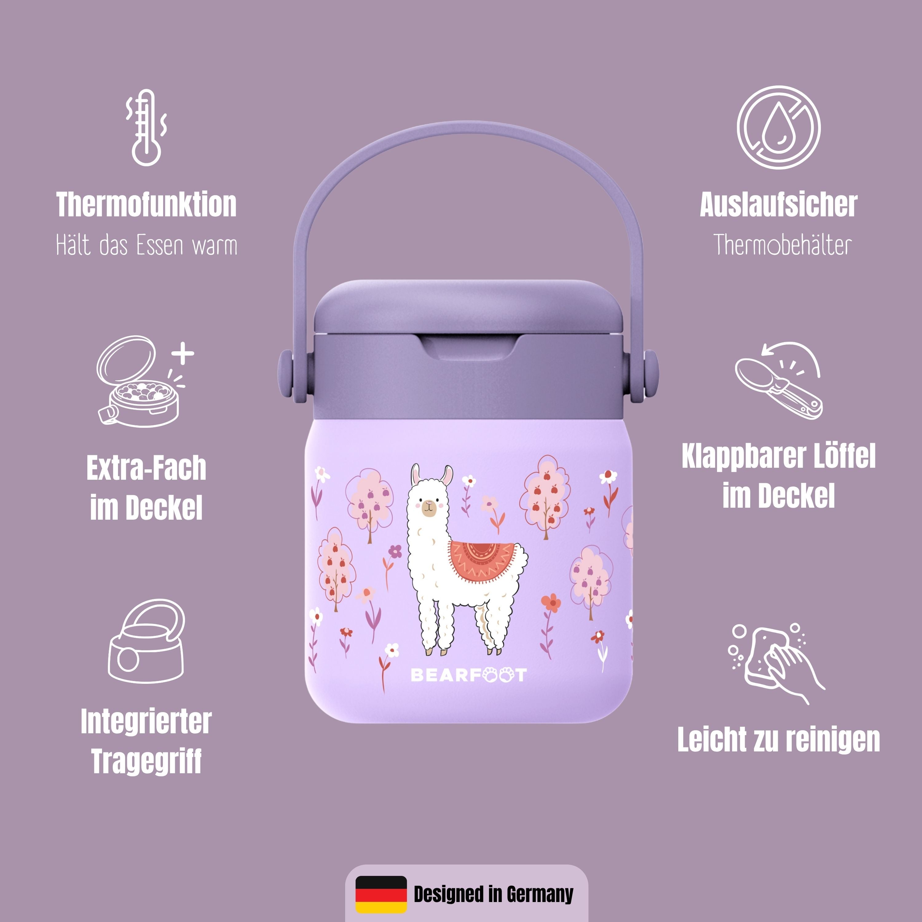 bearfoot-thermobeh-lter-kinder-lama-lila-edelstahl-500-ml-l-ffel image 7
